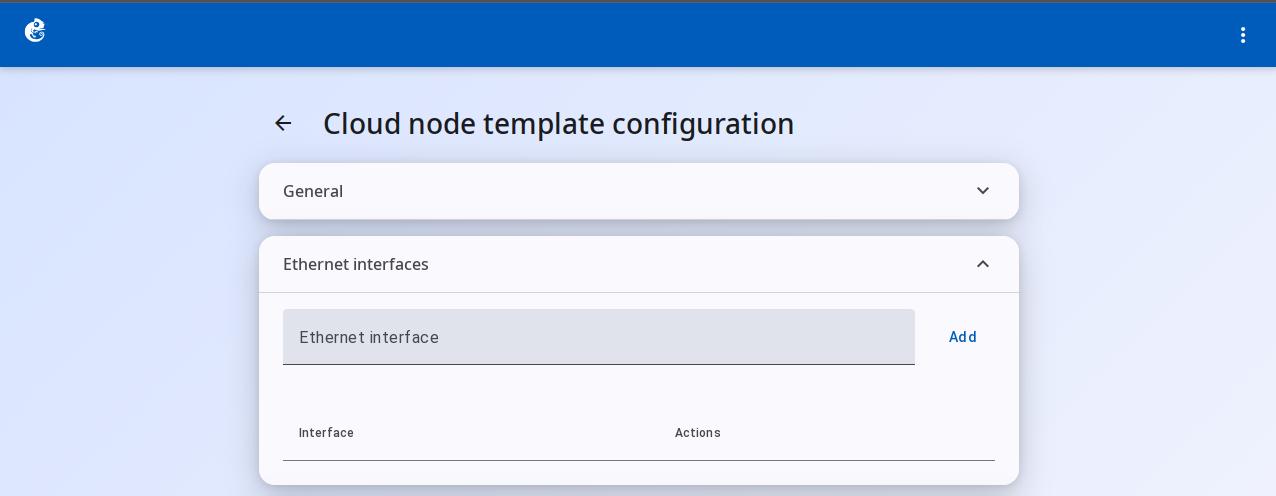 Ethernet interfaces