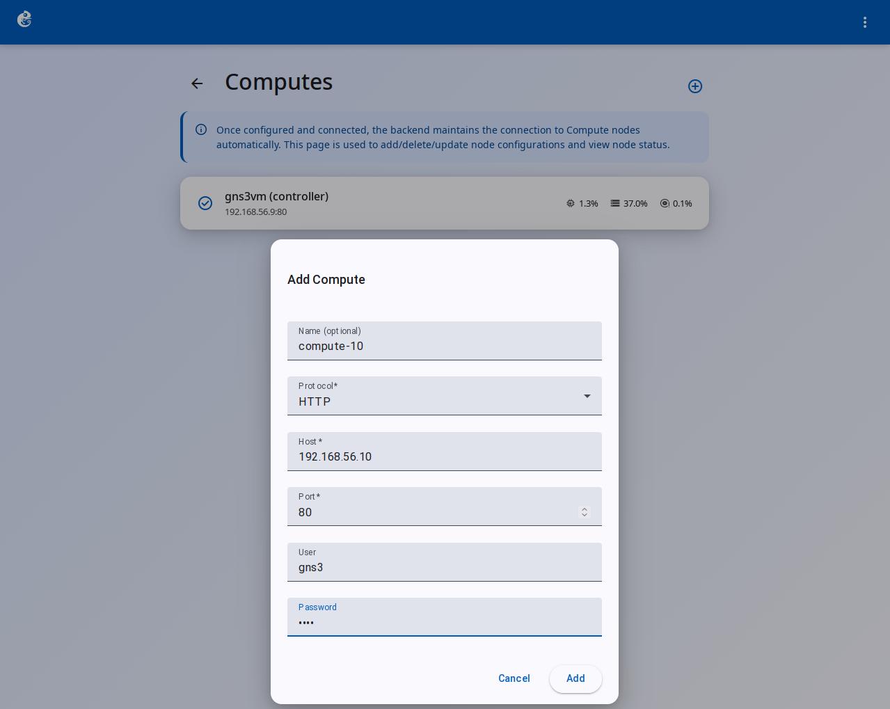 Add form