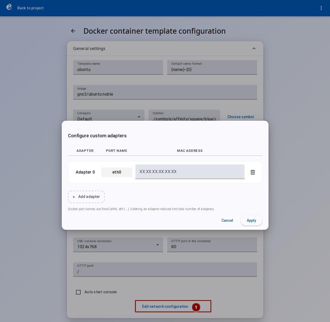 Custom network