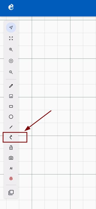 Curve toolbar button