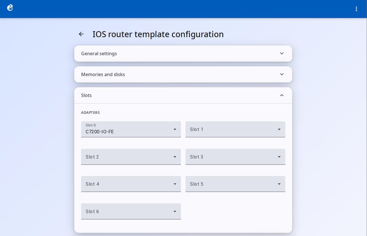 Slot details