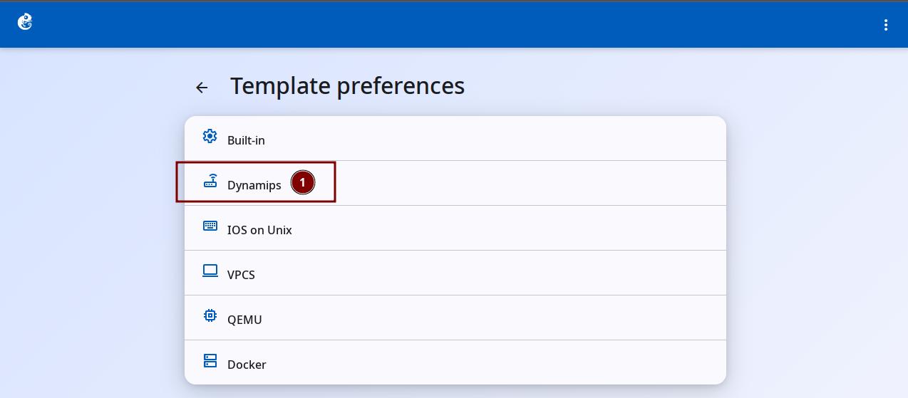 Enter Dynamips