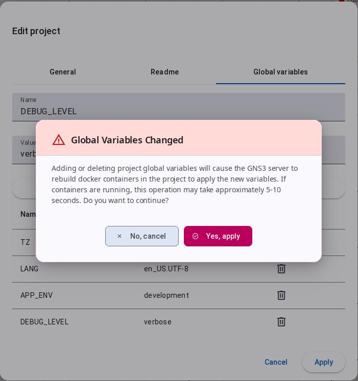Applying variables