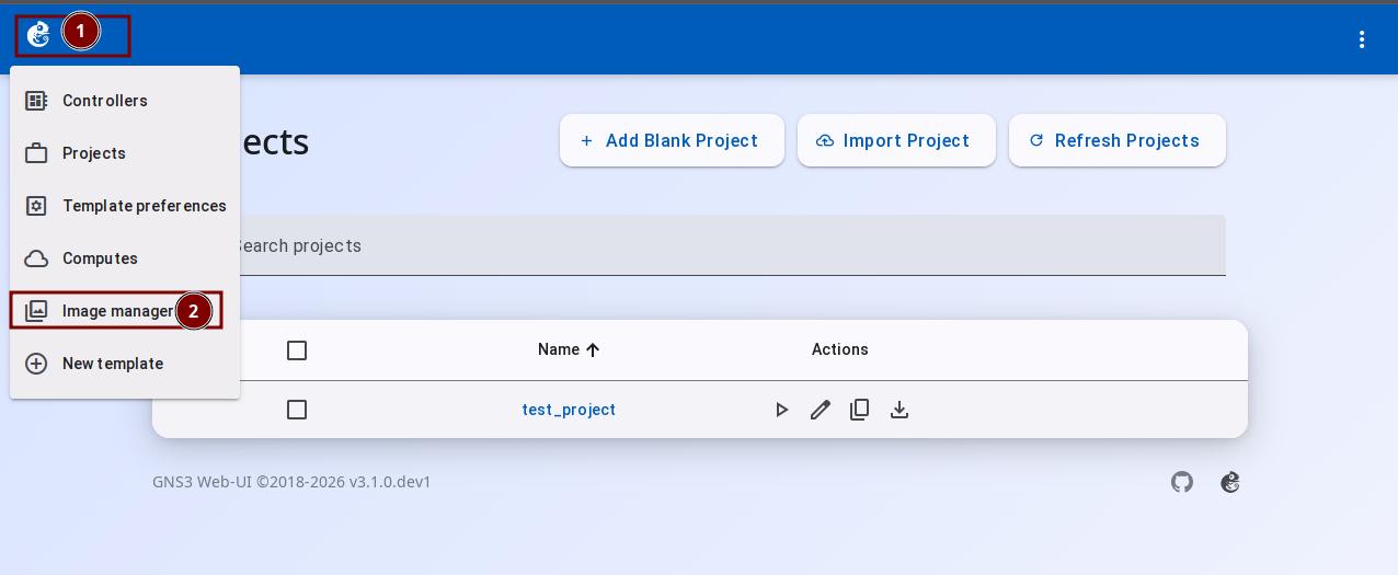 Open Image Manager