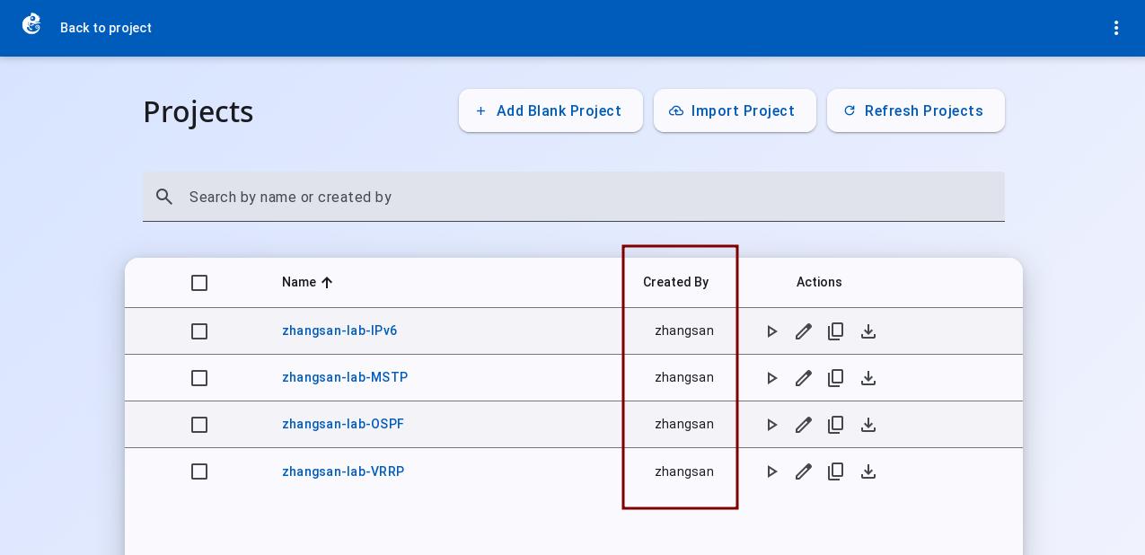 zhangsan's projects