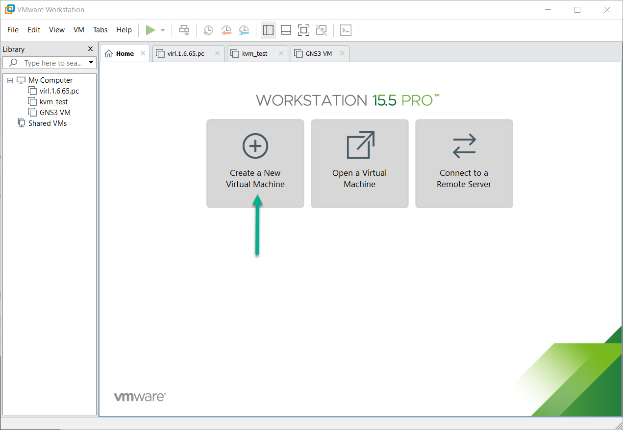 build own gns3 vmware vm