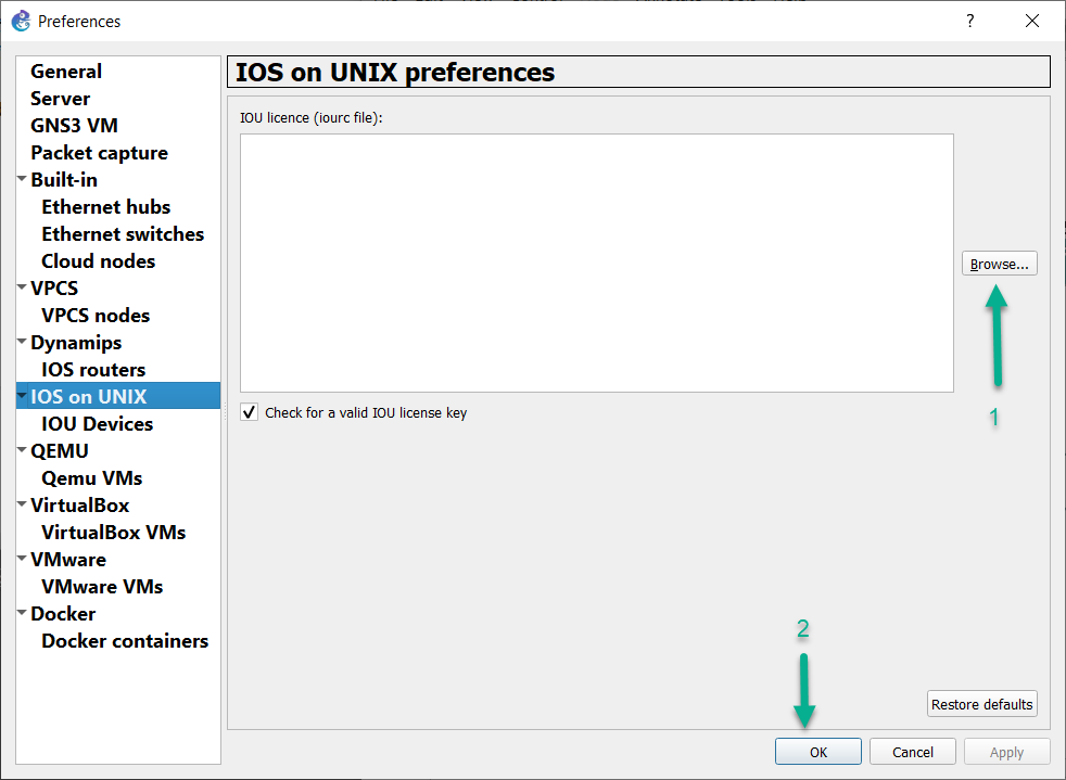 iourc gns3 download