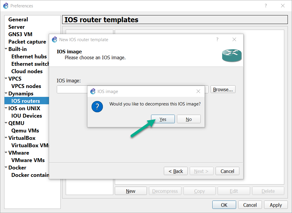 gns3 vm install on virtualbox