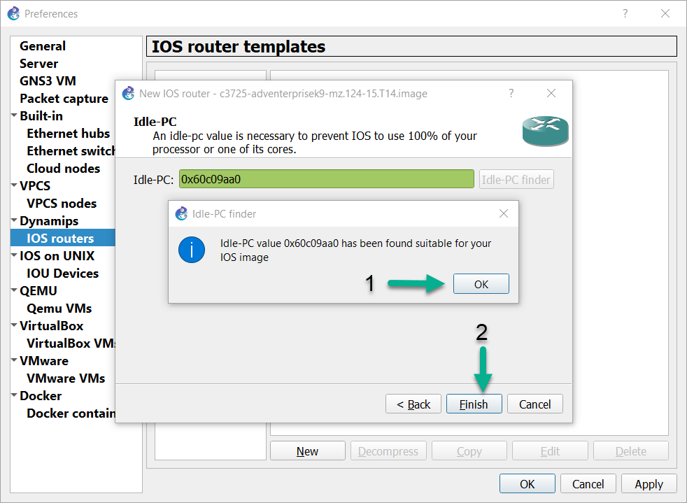 gns3 vm virtualbox setup