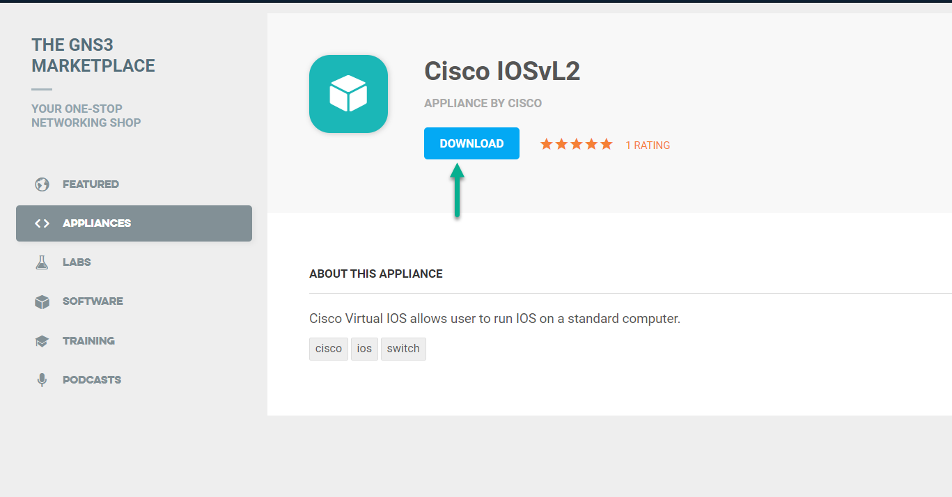 download cisco 3600 ios image gns3