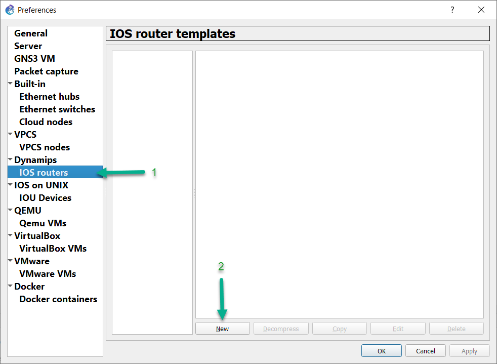 gns3 add cisco switch