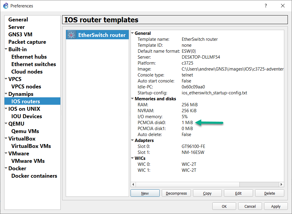 console to asa gns3