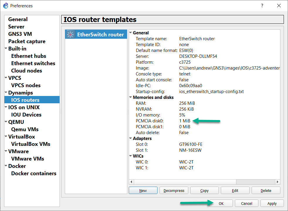 add asa to gns3 in vmware