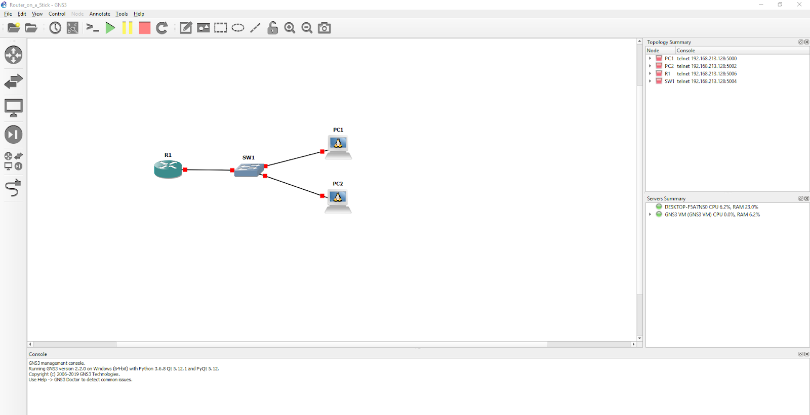 gns3 workbench