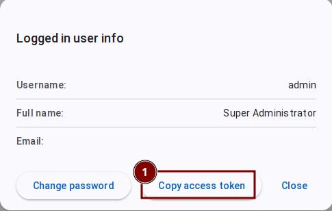 复制Access Token